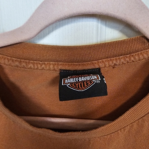 Harley Davidson Rust Grapic T-Shirt Plus Size - Picture 2 of 6